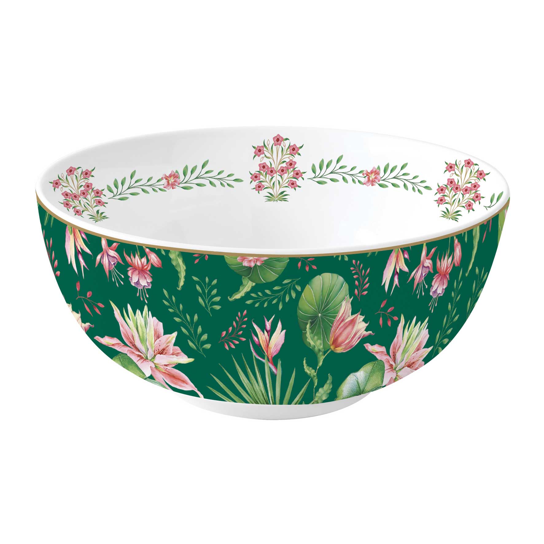 Tál Virágos porcelán tál 15 cm Botanic Chic