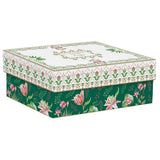 Bögre Virágos porcelán teáscsésze aljjal két személyes díszdobozban Botanic Chic