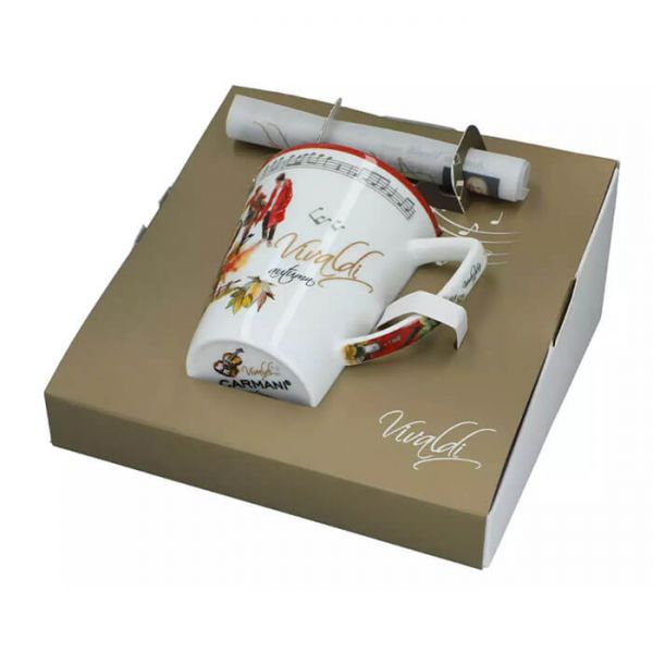 Vivaldi Ősz porcelán bögre díszdobozban - 400 ml