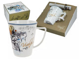 Vivaldi porcelán bögre díszdobozban - 400 ml Négy évszak Tél