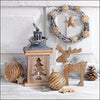 Szalvéta Wooden decorations karácsonyi három rétegű papírszalvéta 33x33 cm