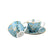 Bögre, csésze Porcelán kávés csésze aljjal 2 személyes szett díszdobozban Van Gogh: Mandulavirágzás