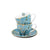 Bögre, csésze Porcelán kávés csésze aljjal 2 személyes szett díszdobozban Van Gogh: Mandulavirágzás