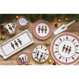 Tányér, étkészlet 18 részes Diótörő karácsonyi étkészlet Nutcrackers