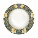 Tányér, étkészlet 18 részes porcelán étkészlet William Morris Black