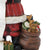 Karácsonyi dekoráció Télapó ajándéklistával karácsonyi dekorációs figura