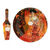Tányér, étkészlet Üvegtányér lapáttal Klimt Adele Bloch