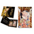 Tányér, étkészlet Üvegtányér papír képeslappal Klimt:A család