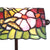 Asztali lámpa Tiffany asztali lámpa madaras virággal 33 cm