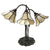 Asztali lámpa Tiffany asztali lámpa bézs 3 ágú