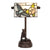 Asztali lámpa Tiffany asztali lámpa madaras 28 cm