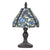 Asztali lámpa Tiffany asztali lámpa kék Ø 18*32 cm