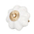 Fogantyú Ajtófogantyú kerámia fehér virág 5cm