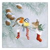 Szalvéta Karácsonyi papírszalvéta Christmas Socks