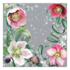 Szalvéta Karácsonyi papírszalvéta Helleborus Orientalis Grey