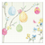 Szalvéta Húsvéti pöttyös színes tojásos papírszalvéta, 33x33cm - Hanging Eggs