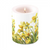Gyertya Tavaszi nárcisz virágos virágos átvilágítós gyertya Golden Daffodils 12x10 cm