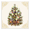 Szalvéta Karácsonyi papírszalvéta X-mas Tree Cream