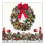 Szalvéta Karácsonyi papírszalvéta 33x33 cm Bow On Wreath