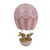 Húsvéti Dekoráció Húsvéti dekoráció, nyuszpár rózsaszín hőlégballonban, műgyanta figura, 11x11x19cm