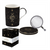Teáskanna Porcelán teás bögre szűrővel Coffee Mania Celestial