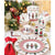 Karácsonyi dekoráció Diótörő szalvétagyűrű 4 db-os szett Nutcrackers