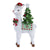 Karácsonyi dekoráció Világító Alpaka fenyővel karácsonyi dekorációs figura