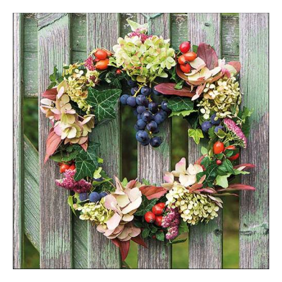 Szalvéta Autumn Wreath papírszalvéta