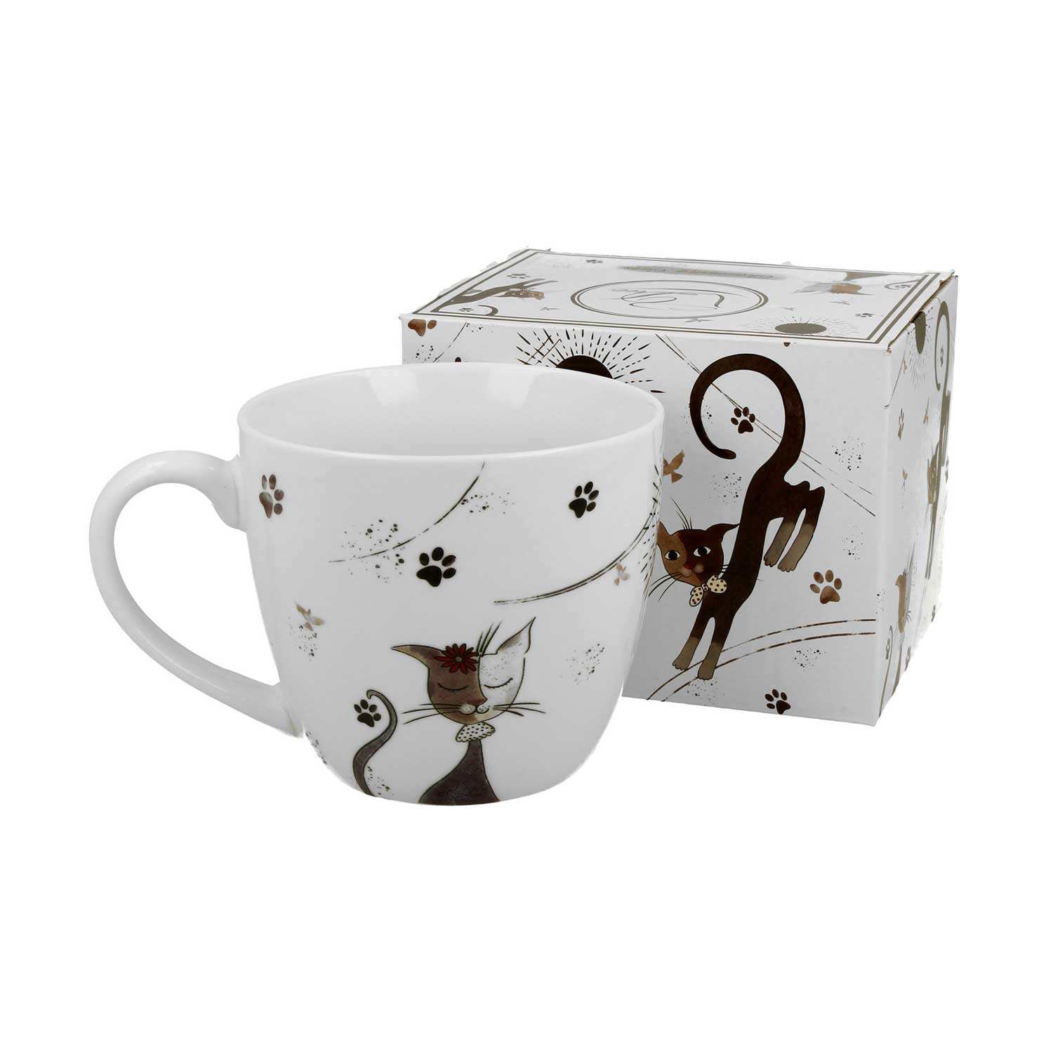 Bögre, csésze Bájos Macskák cicás Porcelán bögre