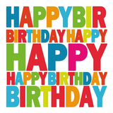 Szalvéta Birthday papírszalvéta