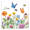 Szalvéta Butterfly Meadow papírszalvéta 33x33 cm 20 db-os