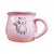 Bögre, csésze Rajzos cicás bögre rózsaszín 368 ml