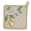 Edényalátét Citrom mintás, bézs edényalátét, Lemons & Leafs - Clayre-Eef
