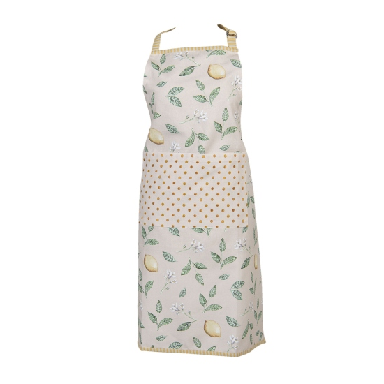 Konyhai kötény Citrom mintás konyhai kötény - Lemons & Leafs - Clayre-Eef