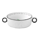 Tál Citrom mintás Porcelán tál füllel 12 cm Amalfi