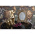 Képkeret Antikolt arany színű vintage fényképkeret rózsás dísszel 10x15 cm