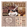 Szalvéta Coffee Variations kávés papírszalvéta 33x33 cm
