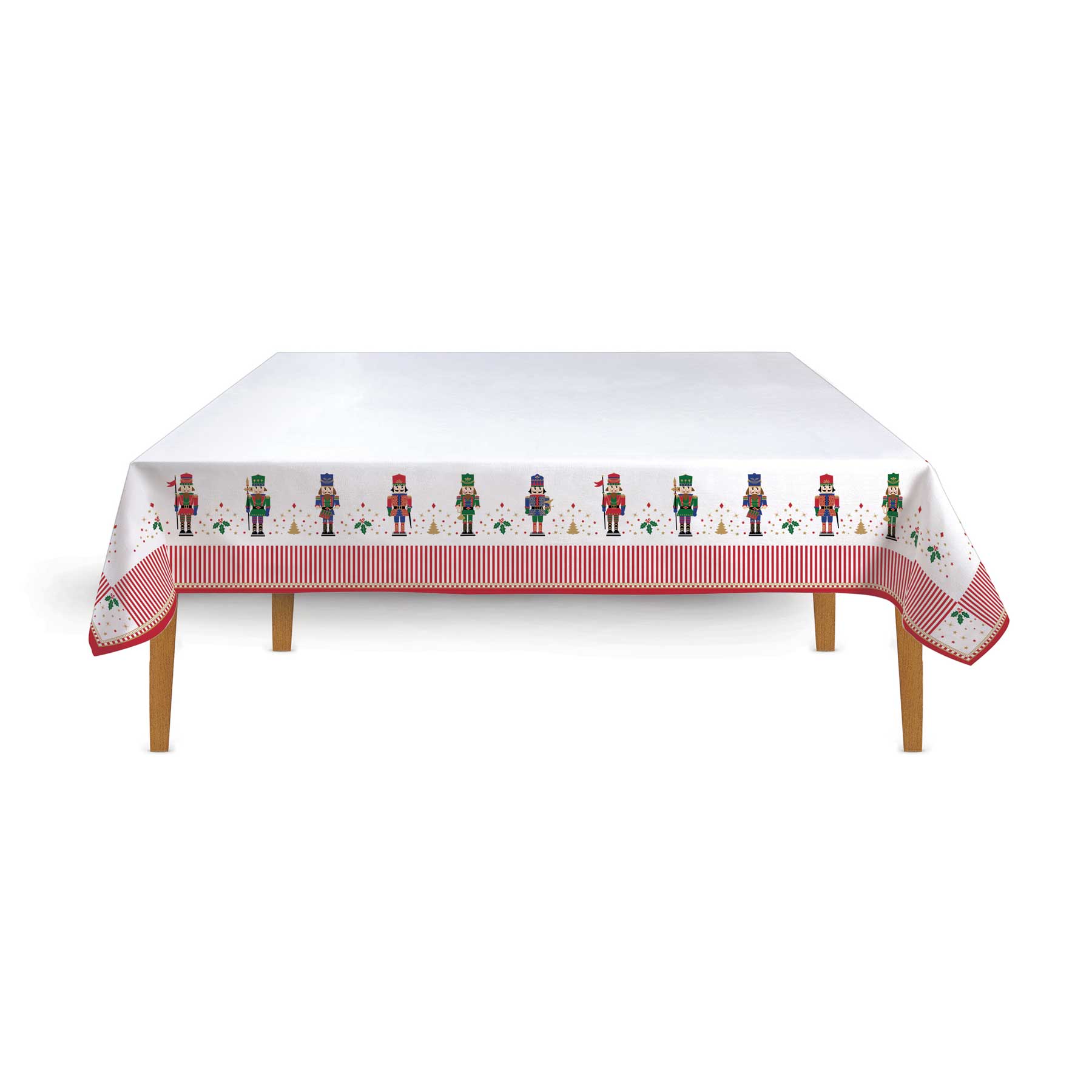 Asztalterítő Diótörő karácsonyi Asztalterítő 145x250cm Nutcrackers