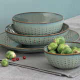 Tálka Drops Celadon porcelán tál 16 cm