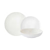 Tányér, étkészlet Drops fehér modern porcelán 18 részes étkészlet