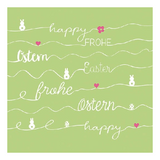 Szalvéta Easter Line Green papírszalvéta