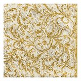 Szalvéta Elegance Damask cream gold papírszalvéta