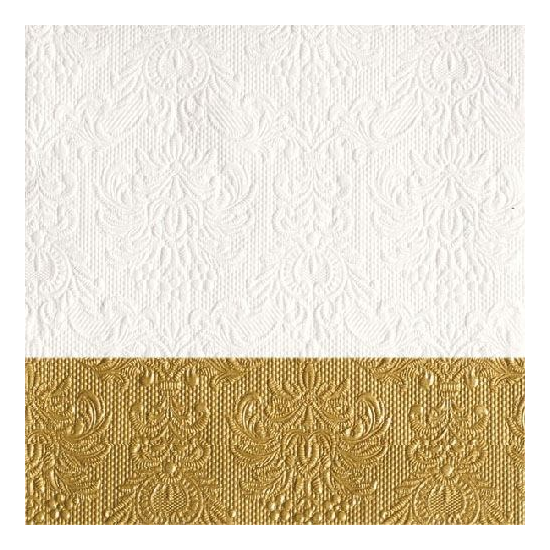 Szalvéta Elegance Dip Gold papírszalvéta