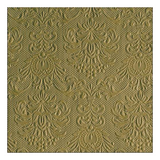 Szalvéta Elegance Green Leaf dombornyomott papírszalvéta 33x33cm