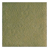 Szalvéta Elegance Green Leaf dombornyomott papírszalvéta 40x40cm