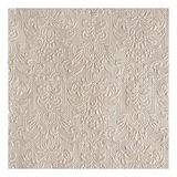 Szalvéta Elegance Pearl taupe dombornyomott papírszalvéta 40x40 cm