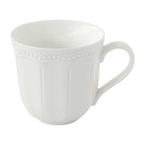 Bögre Elite White fehér porcelán bögre domború mintával 350 ml