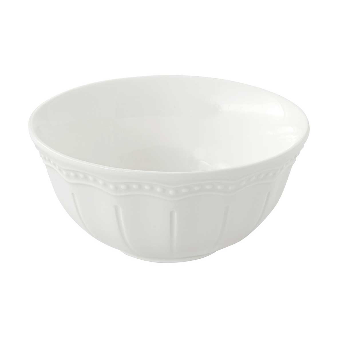 Tál Elite White fehér porcelán tál 16 cm domború mintával