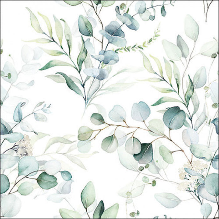 Szalvéta Eucalyptus papírszalvéta 33x33 cm