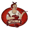 Falikép Fém retro konyhai falikép Mum's Kitchen